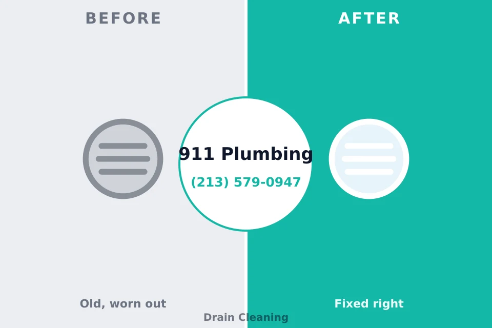Before and after: plumbing company New Castle, PA
